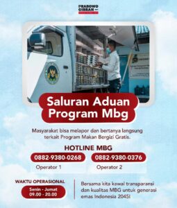 Badan Gizi Nasional Luncurkan Saluran Aduan Khusus Program Makan Bergizi Gratis