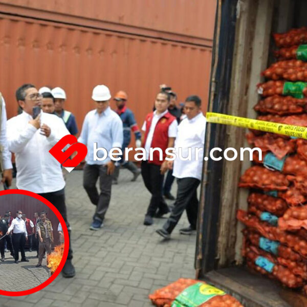 Mentan Amran Perintahkan Tindakan Tegas Atas Penyelundupan 72 Ton Bawang Bombai Impor Ilegal