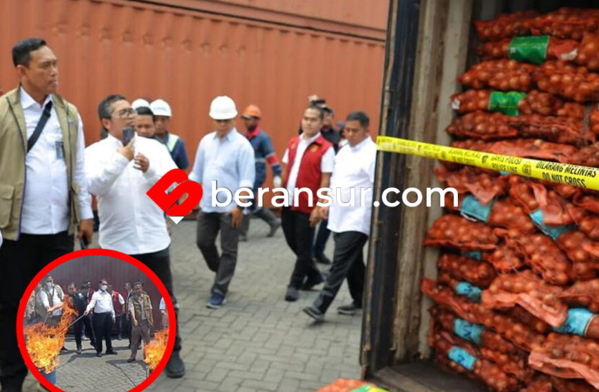 Mentan Amran Perintahkan Tindakan Tegas Atas Penyelundupan 72 Ton Bawang Bombai Impor Ilegal