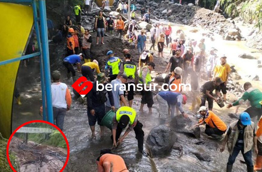 Hujan Tinggi, Kawasan Wisata Guci Tegal Diterjang Banjir Bandang