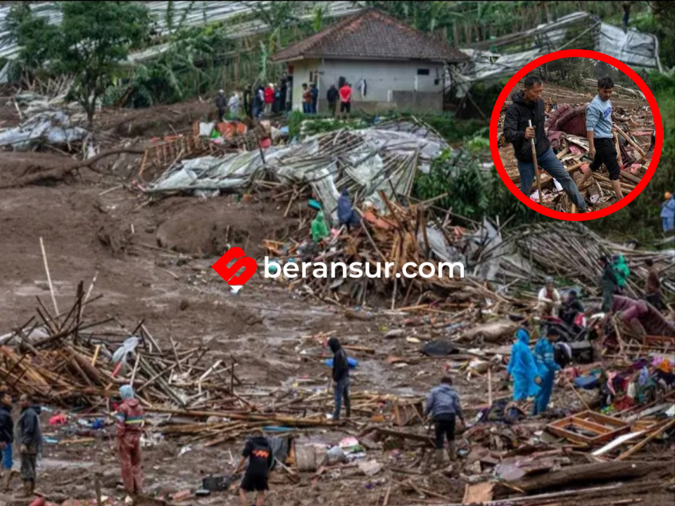 Longsor Timbun Puluhan Rumah di Bandung Barat, 8 Orang Meninggal Dunia dan 82 Warga Hilang
