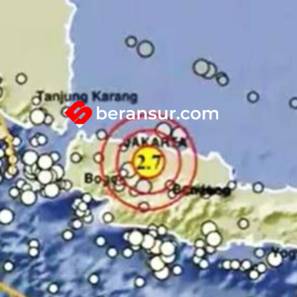 Gempa Magnitudo 2,7 Guncang Cikarang, Kabupaten Bekasi
