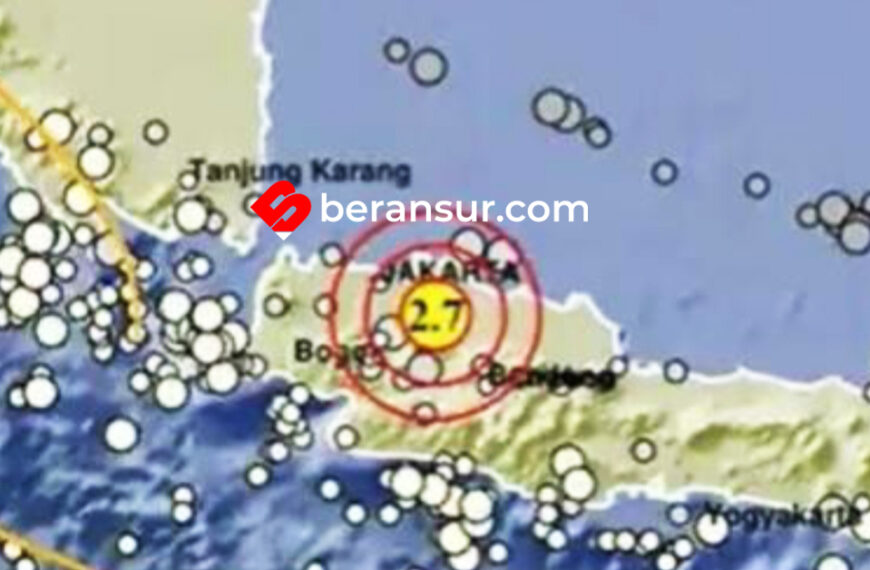 Gempa Magnitudo 2,7 Guncang Cikarang, Kabupaten Bekasi