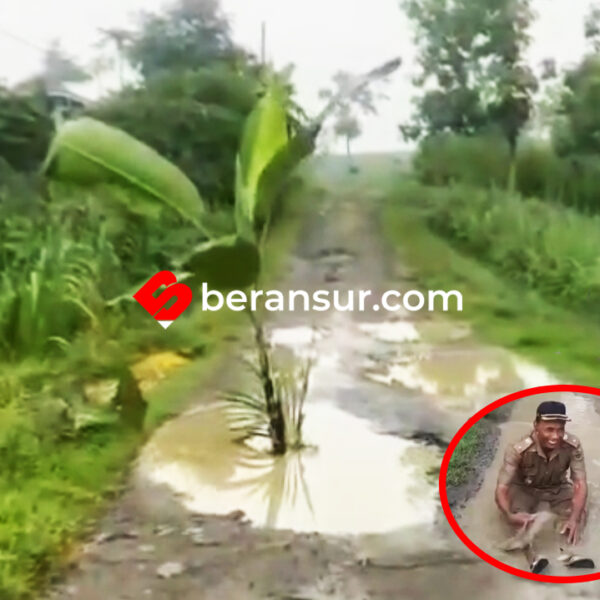 Kesal Jalan Tak Kunjung Diperbaiki, Kades di Sragen Gelar Aksi Mandi Lumpur