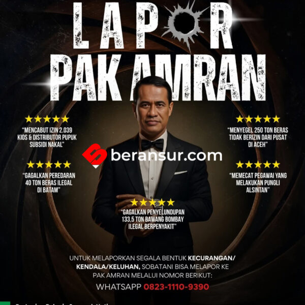 Perang Terhadap Mafia Pangan: Program ‘Lapor Pak Amran’ Bongkar Praktik Ilegal di Sektor Pertanian