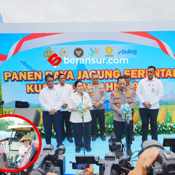 Kaporli Hadiri Panen Raya Jagung Serentak diBekasi, Tegaskan Komitmen Polri Dukung Ketahanan Pangan Nasional