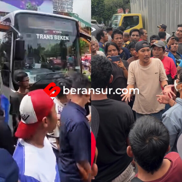 Demo Sopir Angkot, Memacetkan Ruas Jalan Ahmad Yani Kota Bekasi