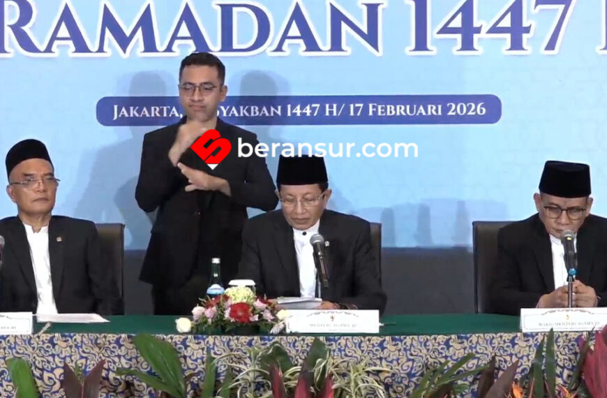 Pemerintah Tetapkan 1 Ramadan 1447 H Jatuh pada Kamis 19 Februari 2026