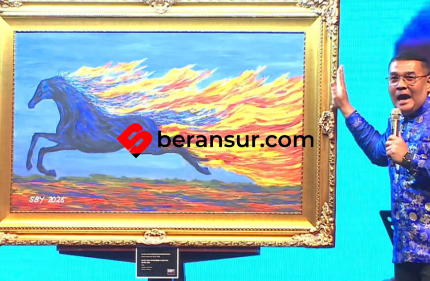 Lukisan ‘Kuda Api’ Karya SBY Terjual Rp6,5 Miliar di Perayaan Imlek 2026