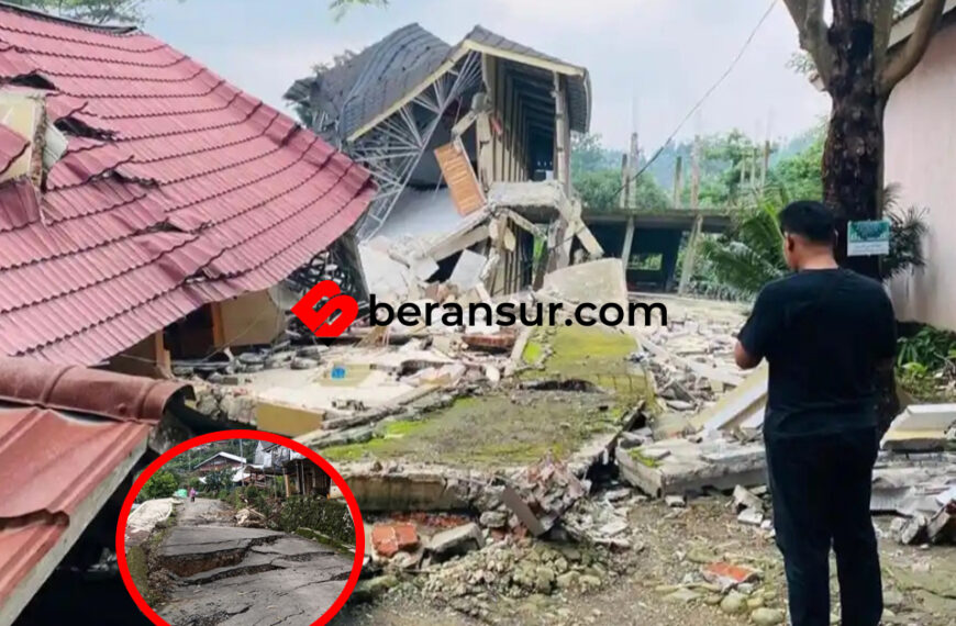 Ratusan Bangunan Rusak Akibat Tanah Bergerak di Tegal