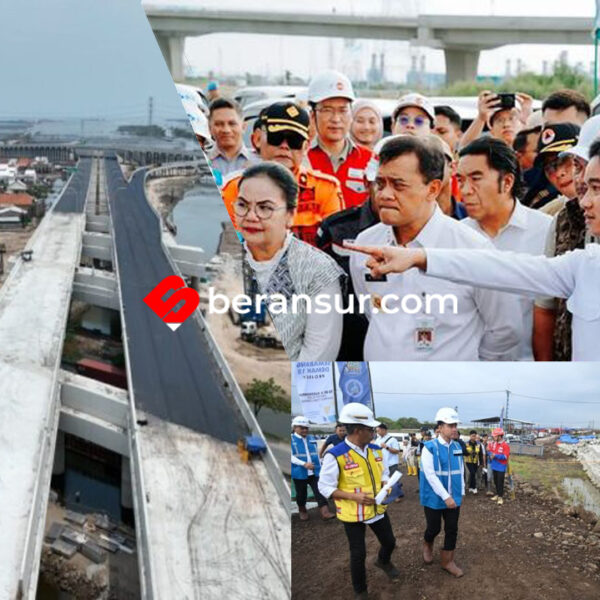 Gibran Meninjau Progres Pembangunan Tol Semarang-Demak Seksi I