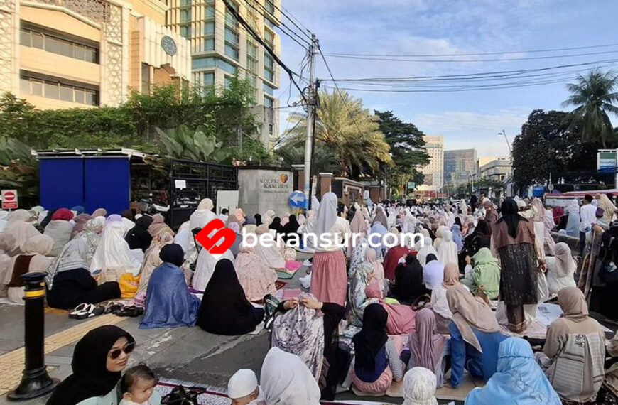 Rayakan Lebaran Hari Ini, Begini Suasana Salat Id di Kantor PP Muhammadiyah