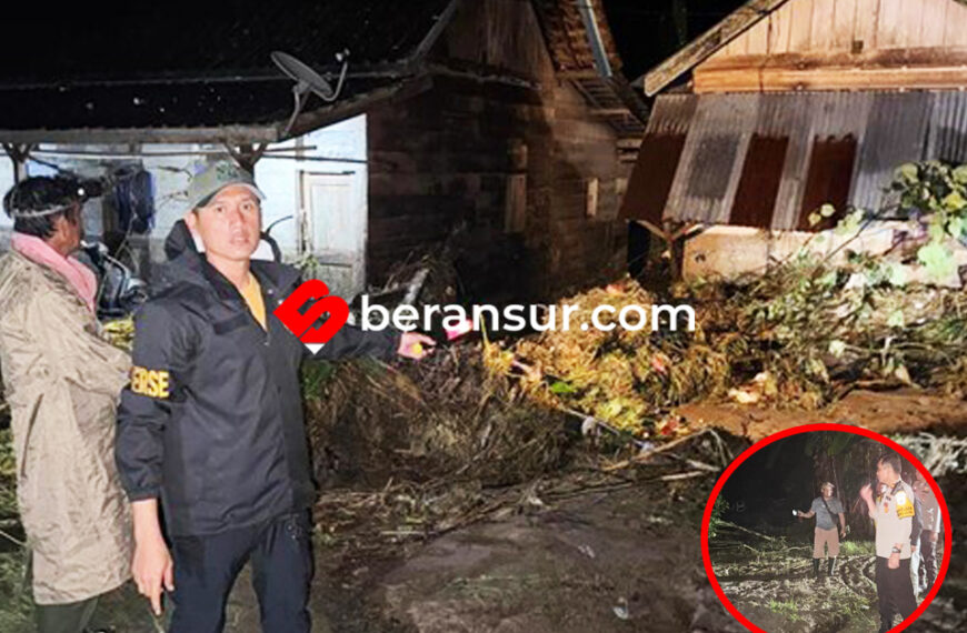 Banjir-Longsor Terjang OKU, Polisi Evakuasi Warga hingga Bangun Dapur Umum
