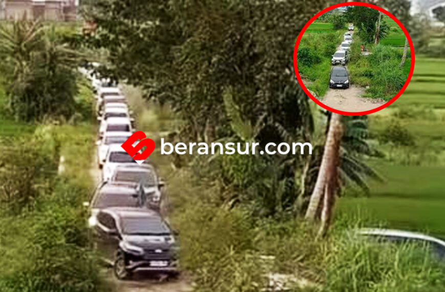 Ratusan Kendaraan Pemudik “Terjebak” di Tengah Sawah Sleman Akibat Ikuti Google Maps