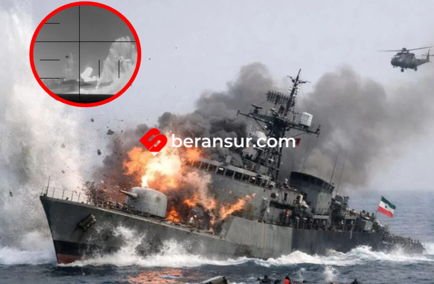 Kapal Selam AS Serang Fregat Iran di Laut Sri Lanka,87 Awak Tewas