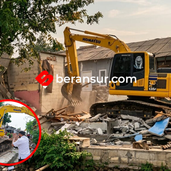 Pemkot Bekasi Tertibkan Puluhan Bangunan Liar di Duren Jaya, Demi Perluas Taman Hijau