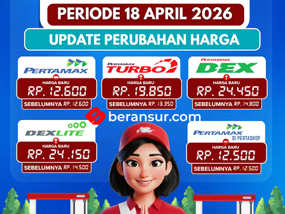 Pertamina resmi Naikkan Harga BBM Per Hari Ini 2026, Simak Harga Selengkapnya