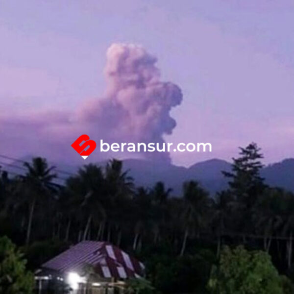 Gunung Dukono Erupsi, Semburkan Abu Vulkanik Setinggi 1,4 Kilometer