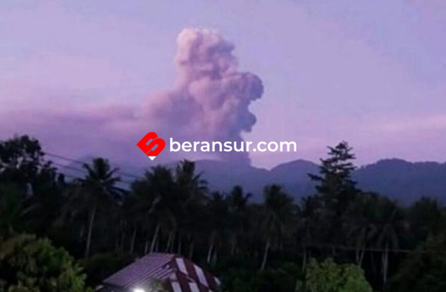 Gunung Dukono Erupsi, Semburkan Abu Vulkanik Setinggi 1,4 Kilometer