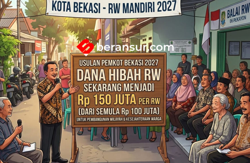Dana Hibah Rp 100 Juta per RW Dinilai Kurang, Pemkot Bekasi Kaji Kenaikan Jadi Rp 150 Juta