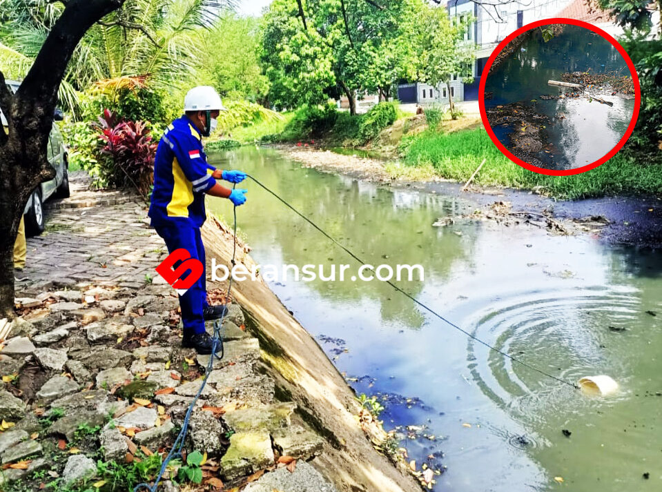 Air Kali Rawalumbu Bekasi Tiba-tiba Jadi Biru, Apa Penyebabnya?