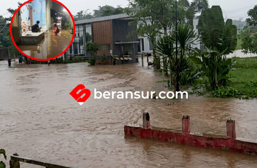 Banjir Terjang Tenjo Bogor, Rumah Warga Terendam