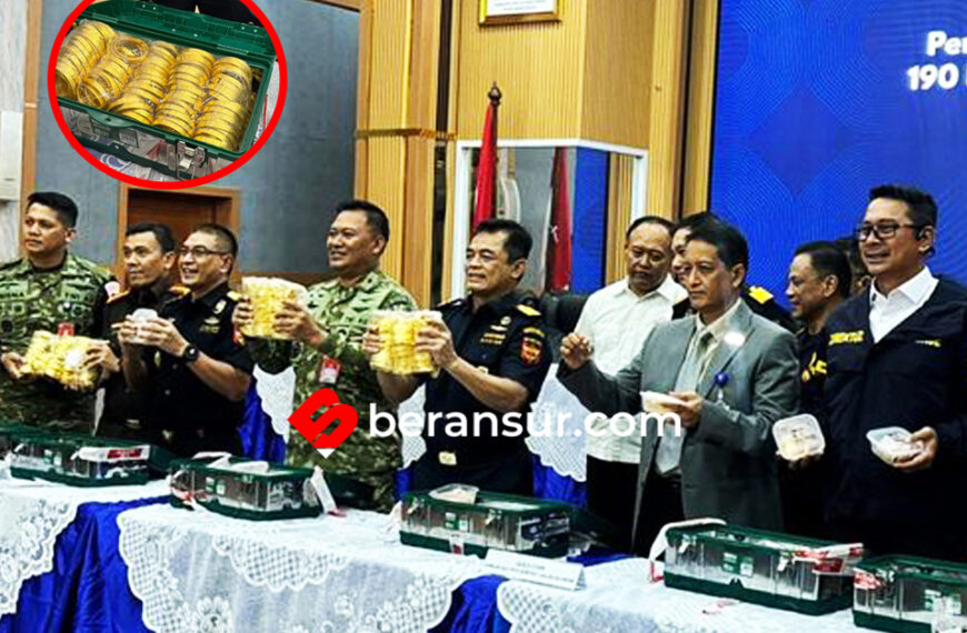 Terbesar Sepanjang Sejarah BEA CUKAI Ungkap Penyelundupan 190 KG Emas