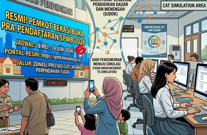 Resmi! Pemkot Bekasi Buka Pra Pendaftaran SPMB 2026: Simak Jadwal, Syarat, dan Kuotanya