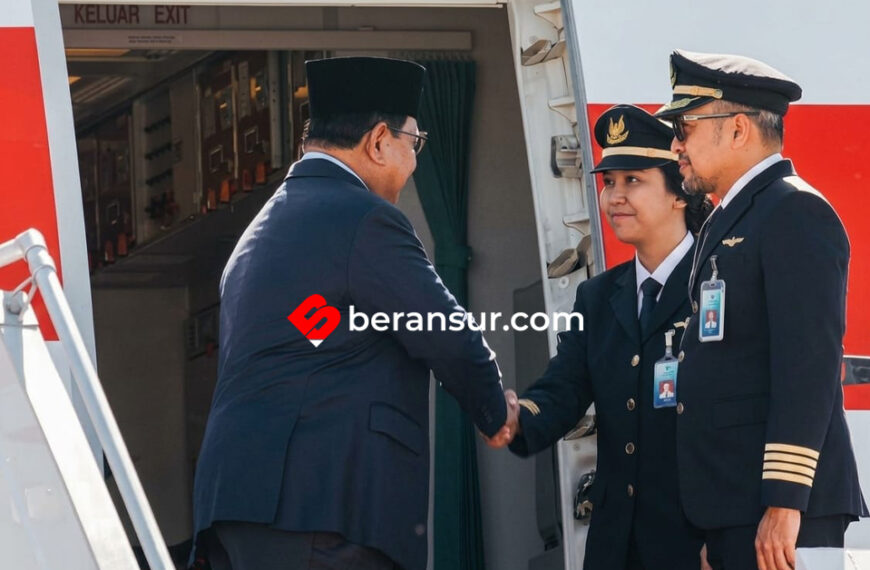 Captain Tania Citra Pilot Wanita Pertama yang Terbangkan Prabowo ke Prancis