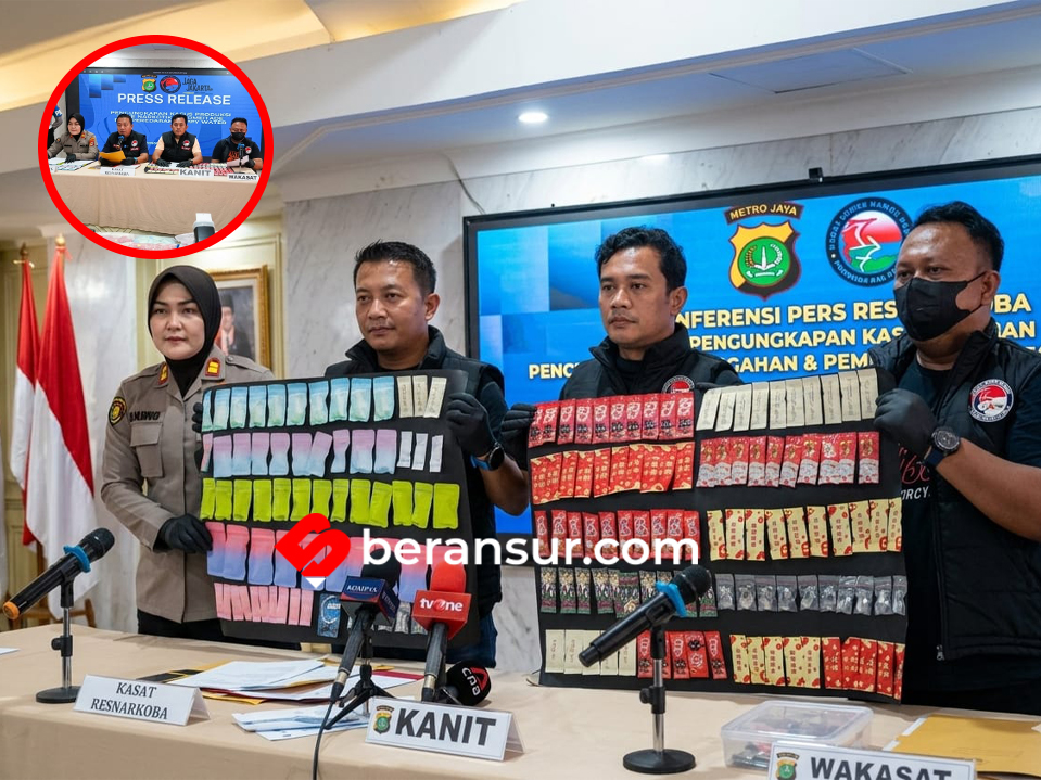 ​Polisi Bongkar Industri Rumahan Narkoba ‘Etomidate’ Milik WNA China di Jakarta Utara