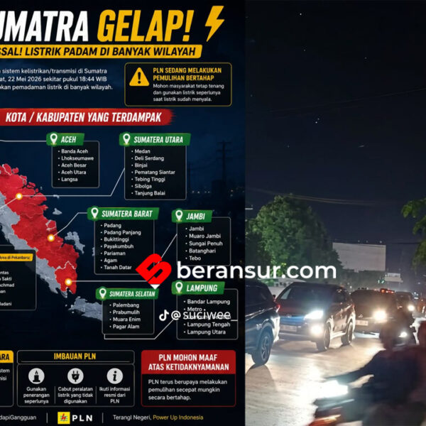 Sumatera Gelap Gulita: Pemadaman Listrik Massal Lumpuhkan Sejumlah Wilayah
