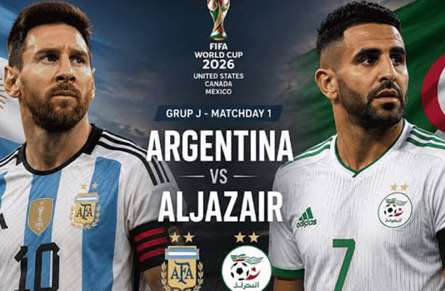 Argentina vs Aljazair : Gelandang Aljazair Yakin Bisa Singkirkan Argentina dan Messi