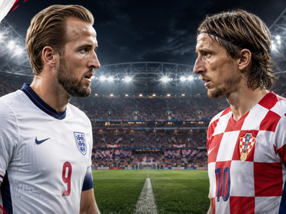 Inggris Tantang Kroasia, Ujian Pertama dalam Ambisi Memburu Gelar Juara Piala Dunia