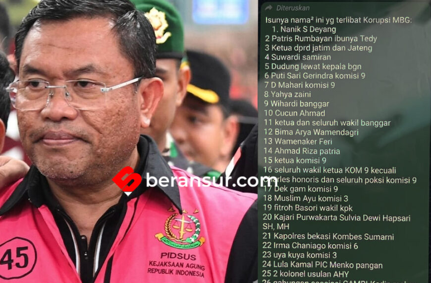 Sony Sonjaya Ajukan JC Lebih 20 Nama Disebut Terlibat Dugaan Korupsi MBG