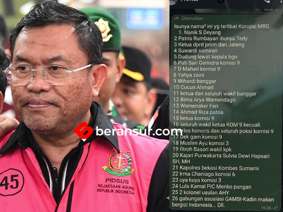 Sony Sonjaya Ajukan JC Lebih 20 Nama Disebut Terlibat Dugaan Korupsi MBG