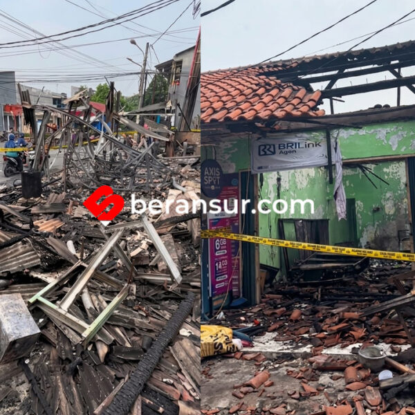 ​Pasca Kebakaran di Pesona Anggrek Bekasi: Pedagang Mulai Berbenah, Garis Polisi Masih Terpasang