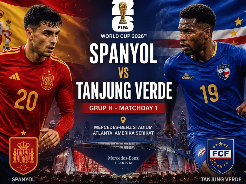 Spanyol vs Tanjung Verde: Ujian Pertama Tantang Raja Eropa