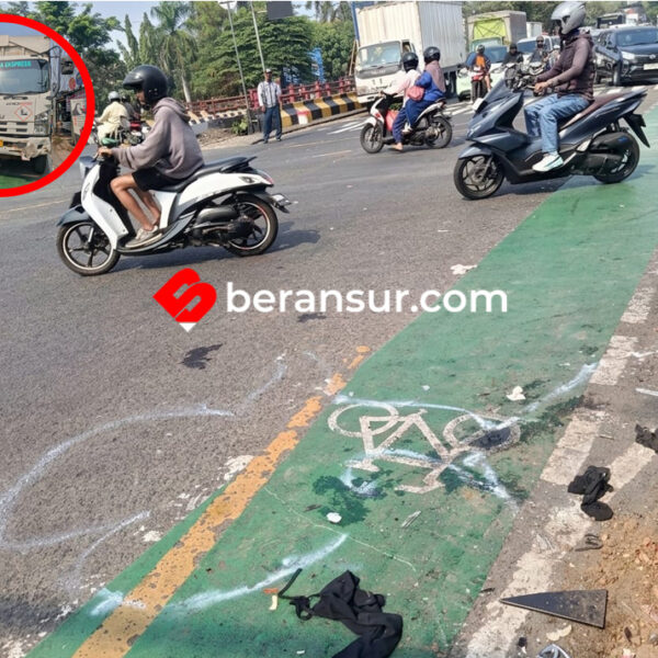 Truk Ekspedisi Tabrak Belasan Motor di Simpang Unisma Bekasi, Satu Pengemudi Ojol Meninggal di TKP