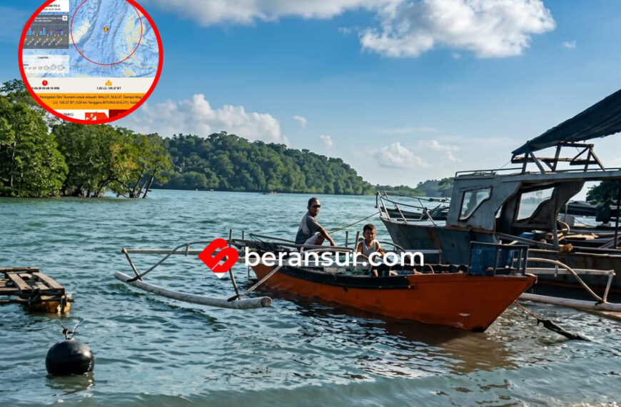 Gempa 7,6 Magnitudo Filipina Picu Gelombang Tsunami Kecil di Pesisir Sulawesi Utara dan Maluku Utara