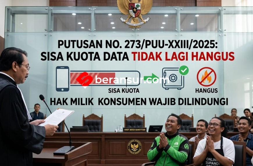 MK Tegaskan Sisa Kuota Internet Tak Lagi Hangus: Konsumen Sudah Membayar