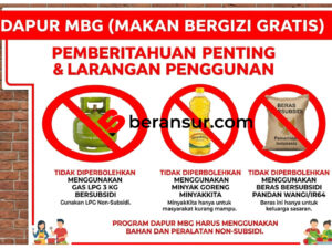 BGN Larang Dapur MBG Gunakan Barang Subsidi: Dari Gas Melon Hingga MinyaKita