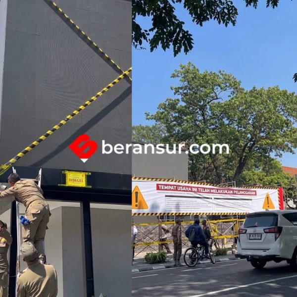 Pemkot Bandung Segel Videotron Ilegal di Six Nine Padel Club, Buntut Tebang Pohon demi Visibilitas Videotron