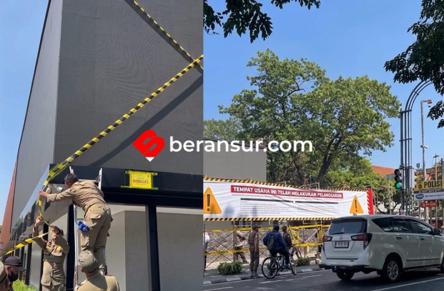 Pemkot Bandung Segel Videotron Ilegal di Six Nine Padel Club, Buntut Tebang Pohon demi Visibilitas Videotron