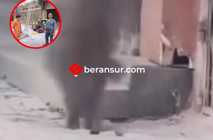 Kepulan Asap Menyembur dari dalam Tanah di Pasar Baru Jakpus, Ini Penyebabnya