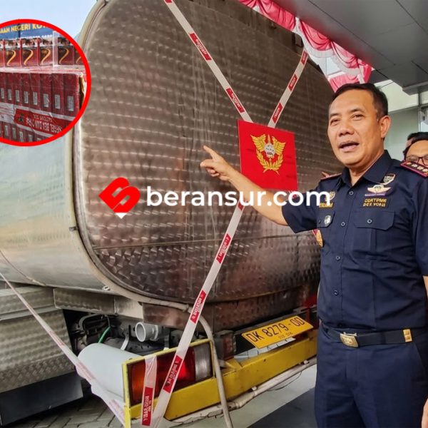 Truk Tangki Air Diisi Jutaan Batang Rokok Ilegal di Semarang