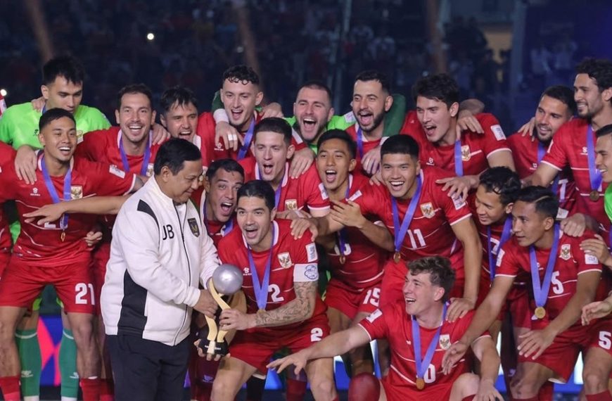 Cetak Sejarah Indonesia Juara Perdana FIFA ASEAN Cup, di Hadapan Presiden Prabowo.