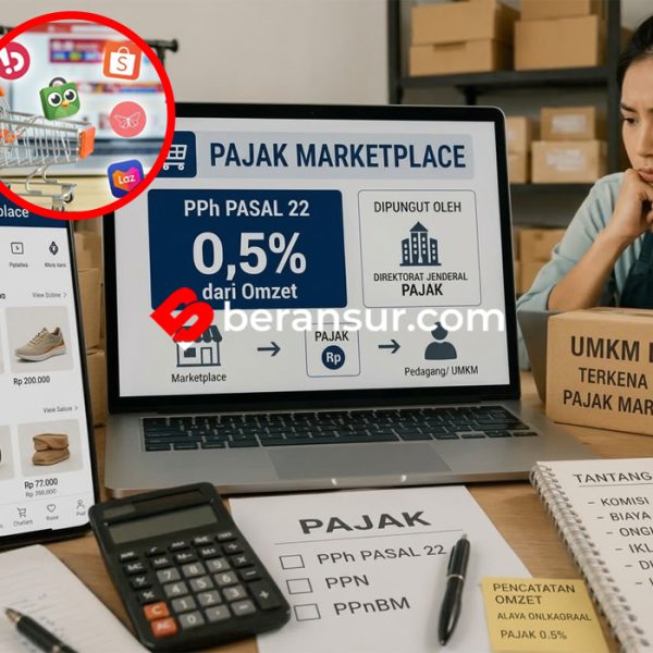 Pajak Marketplace Mulai Berlaku Oktober 2026, Pedagang Online Dipungut 0,5 Persen